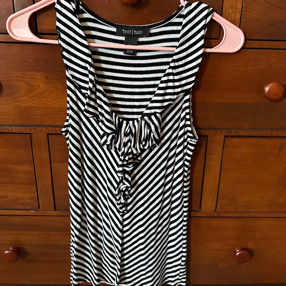 White House Black Market striped shirt